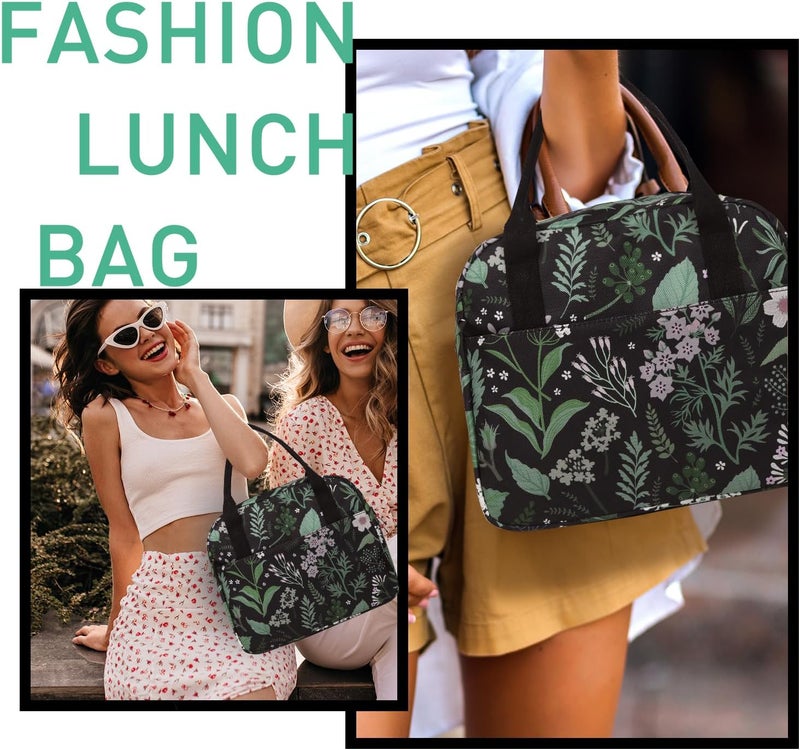 VLM Lunch Bag,Lunch Box for Women Men,Reusable Insulated Lunch Tote,Small Leakproof Cute Lunch Cooler with High Capacity for Work,Picnic,Camping - Image 5